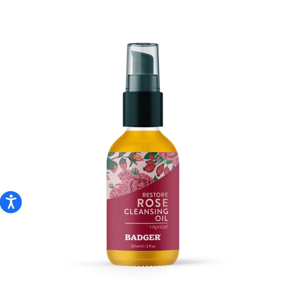 Badger rose cleansing oil